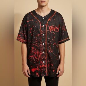 Svdden Death Voyd EDM Festival 2024 Unisex Baseball Jersey Red/Black